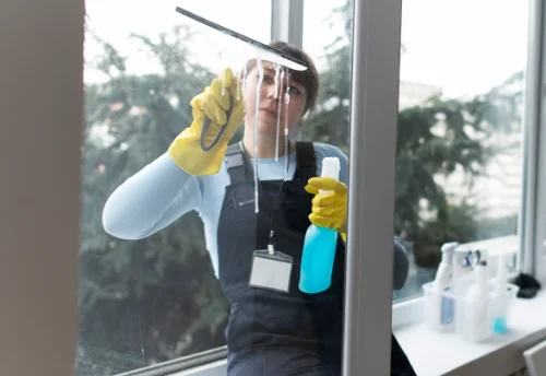 Nettoyage de vitres intérieures et extérieures à Réparsac